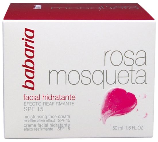 Babaria Moisturizing Facial Cream SPF 15 Rosa Mosqueta 50 ml