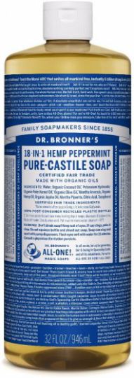 Dr. Bronner's Peppermint Liquid Soap