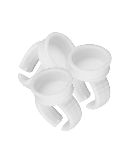 White Disposable Ring 100 Units