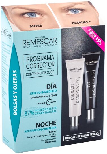 Remescar Programa Correct Bolsas 8 ml + Reparador Noche 8 ml