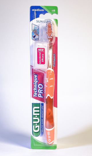 Sunstar Gum Medium technique Pro Dental brush Compact