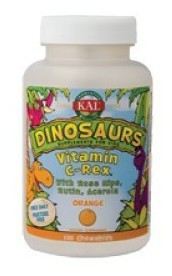 Kal Vitamin C Rex 100 Chewable Dinosaurs