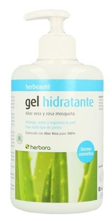 Herbora Organic Aloe Vera and Rosehip Moisturising gel 500 ml