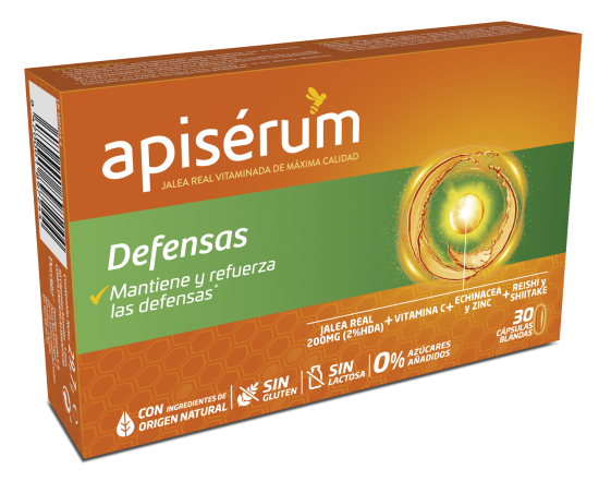 Apis&eacute;rum Apiserum Defensas 30 Capsules