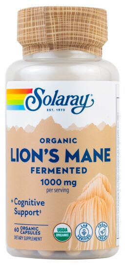 Solaray Melena de Leon 500 mg 60 C&aacute;spulas Vegetales