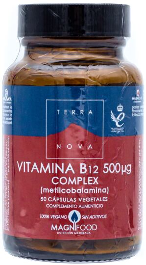 Vitamina B12 500 mcg Complex 50 C&aacute;psulas