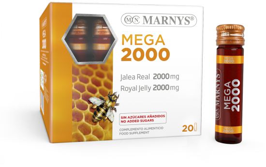 Marnys Mega Royal Jelly 20 vials x 2000 mg