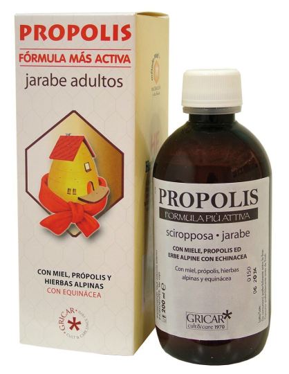 Herbofarm Propolis + H.alpinas (Echinacea) Syrup 200Ml. Gricar