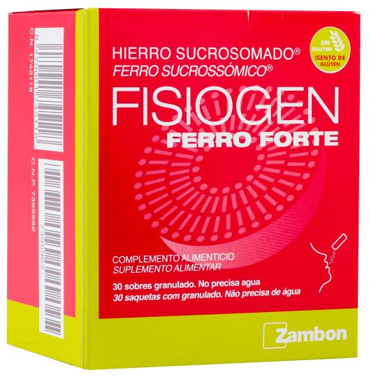 Zambon Fisiogen Ferro Forte 30 Sobres