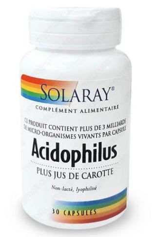 Solaray Acidophilus Plus 30 Capsules