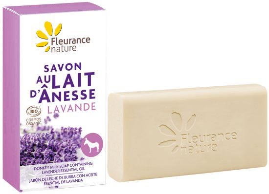 Fleurance Nature Donkey Milk Soap with Lavender Essential Oil