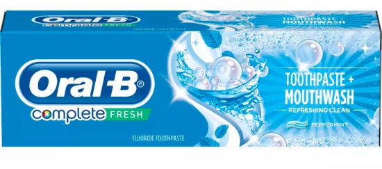 Oral-B Complete Plus Mouth Wash toothpaste mint 75 ml