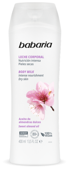 Babaria Body Milk Intense Nutrition Almonds 400 ml