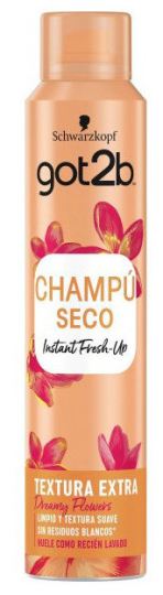 Schwarzkopf Champ&uacute; seco got2b textura extra limpia y suave 200 ml