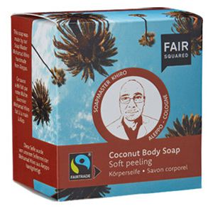 Fair Squared Jab&oacute;n corporal peeling suave de coco 80 gr