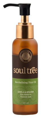 Soultree Aceite capilar revitalizante con aamla y brahmi 120 ml