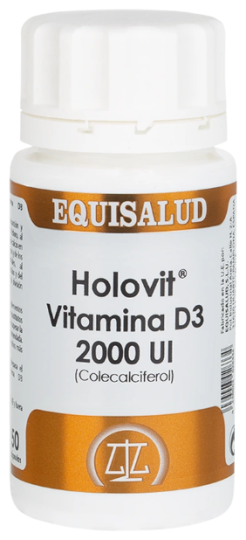 Equisalud Holovit Vitamina D 2000 UI 50 C&aacute;psulas
